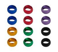 Baoblaze Lot de 12 bagues pour Pattes de Colombe, Anneaux pour Pattes de Pigeon, Anneaux pour d'oiseau en Aluminium, étiquettes pour de Pigeon pour, Diamètre Intérieur