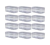Baoblaze Lot de 12 boîtes transparentes pour bonbons, biscuits, bonbons, nougat, 11.8 Cm X 6 Cm X 5