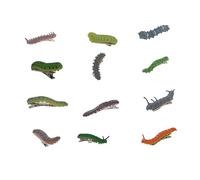 Baoblaze Lot de 12 pinces à cheveux artificielles à motif rampant pour Halloween, ornement unique, outil de farce