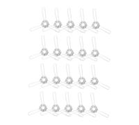 Baoblaze Lot de 20 Pinces à Ressort pour Abat-Jour, adaptateurs pour luminaires de dortoir d'hôtel, 120mm