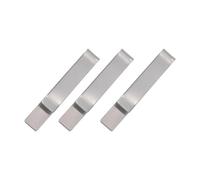 Baoblaze Lot de 3 Pinces à Cravate Portables pour Cols de Chemise, idéales pour Un Anniversaire, Un Festival ou Un Usage Professionnel, Gris