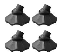 Baoblaze Lot de 4 protections de sol pour pieds de chaise, embouts de pieds de chaise, installation facile, anti-effondrement, antidérapants, couvre-pieds de