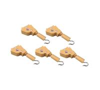 Baoblaze Lot de 5 mécanismes d'inclinaison pour store à, rail bas, quincaillerie à, Brun
