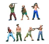 Baoblaze Lot de 7 Figurines Miniatures de Voleurs à L'échelle 1:64 pour Décoration de Table Ou Loisirs Créatifs.