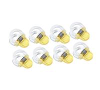 Baoblaze Lot de 8 Pinces à Ourlet pour Manches de Pantalon, pour raccourcir instantanément Les Pantalons, Jaune