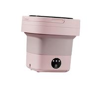 Baoblaze Machine à Laver Portable Pliable Mini Lave-linge Compact Pliable Laveuse à Vêtements Petite Capacité Conception avec Fonction de Pliage Adaptée Aux Vo, ROSE