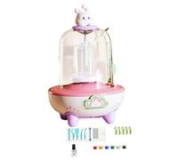 Baoblaze Machine à poterie électrique pour enfants, jouet éducatif et multifonctionnel pour le jeu créatif, format 13 x 19 cm, peu encombrant, avec outils, Rose