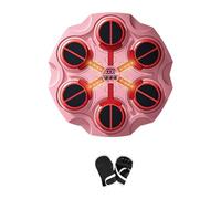 Baoblaze Machine de Boxe à Musique électronique Smart Boxing Pad Équipement d'entraînement de Boxe pour Enfants pour l'entraînement Sportif Fitness Gym à, Rose