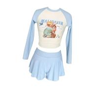 Baoblaze Maillot de Bain Féminin, Manches Longues, Parfait pour Le Spa et La Piscine, XL