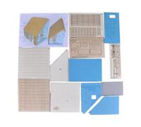 Baoblaze Maison Maquette Kit Modèle Miniature Puzzle Architecture Diorama Bois Décoration Micro Adapté à Hobby DIY Collection Exposition Décoration Scè, Seule Maison