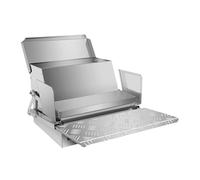 Baoblaze Mangeoire Automatique pour Poulets, mangeoire pour poulailler, mangeoire pour volailles, Feuille galvanisée pour l'extérieur, Bantams