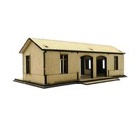 Baoblaze Maquettes de Construction 1:72, Modèle de Maison Miniature pour Diorama de Micro Paysage