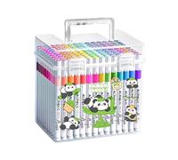 Baoblaze Marqueurs Acryliques pour Dessin et Peinture avec Rangement, 120 Couleurs