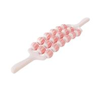 Baoblaze Massage Rod à Rouleaux de Massage pour Jambes Corps Tissu Profond Rouleau à Fascia Outil de Massage Détente Muscle Adapté Enfants Entraînement Sensori, Rose 3 Rangées