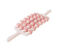 Baoblaze Massage Rod à Rouleaux de Massage pour Jambes Corps Tissu Profond Rouleau à Fascia Outil de Massage Détente Muscle Adapté Enfants Entraînement Sensori, Rose 4 Rangées