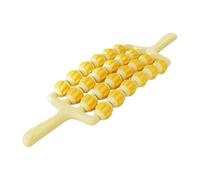 Baoblaze Massage Rod à Rouleaux de Massage pour Jambes Corps Tissu Profond Rouleau à Fascia Outil de Massage Détente Muscle Adapté Enfants Entraînement Sensori, Jaune 4 Rangées