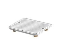 Baoblaze Mat de litière de Chat Cat Litter Plateau Coussin de litière de Chat Mat de piégeage Uriner Piped Mat pour Chaton, Blanc