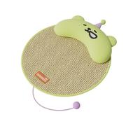 Baoblaze Mat de Refroidissement de Chien Pad de COLAGING Facile À Anti SLOP Bottom avec Un Petit Oreiller Mignon Lavable, Vert