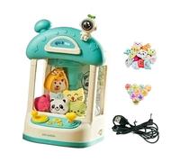 Baoblaze Mini distributeur de griffes, jouet d'arcade, jeu d'intérieur pour enfants de 3, 4, 5, 6, 7, 8 ans, en peluche, distributeur de prix de bonbons, Bleu