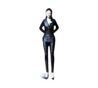Baoblaze Miniature Figurine Femme Tendance Décor En Résine Accessoire Diorama Sculpture Réaliste Personnage Maison de Poupée Collection Bricolage Décoration Po, Style D