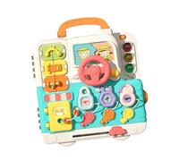 Baoblaze Montessori Switch Busy Board avec lumière Cadeau d'anniversaire 3 en 1 Tableau d'activités Bébé Jouet Planche Jouet de voyage pour tout-petits Bébé