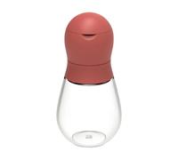 Baoblaze Moulin à Épices Manuel En Verre avec Cœur En Céramique Réglable pour Poivre et Sel Bouteille Adapté à La Cuisine Dîner Familial Chef Prof, Rouge