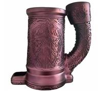 Baoblaze Mug Tour de Dés Gobelet Accessoire Jeu Immersif Nordic Roulement Résine Brillante Convient à Activités Jeu de Rôle Fêtes Cosplay Bureau Cadeau Amateur Jeux, Violet, Tasse Unique