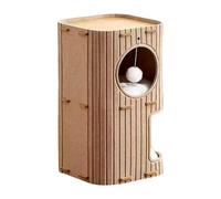 Baoblaze Niche pour Chat à 2 étages, Tunnel Couvert, Niche pour Chat, lit fermé pour Jouer à l'extérieur, Chameau