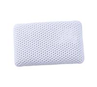 Baoblaze Oreiller de bain, oreiller de baignoire, accessoires de bain, oreiller de bain SPA, appui-tête pour baignoires autoportantes, support d'oreiller de, blanc