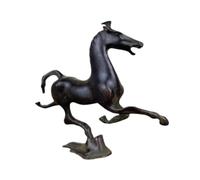 Baoblaze Ornement de Cheval galopage en Laiton Figurine Miniature Collecble Gift Paperweet Art Ornement pour la Maison 11,5 x 9 cm décor de Bureau