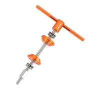 Baoblaze Outil de Boîtier de Pédalier Extracteur pour Vélo avec Presse à Cuvette de Direction Kit D'Installation de Roulement à Billes Outil d'entretien, Orange