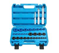 Baoblaze Outil de Montage de Roulements Kit de Pose Presse Ensemble Conducteur Bagues Interchangeables en Alliage d'Aluminium 6061 Coffret Rigide Bleu