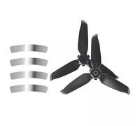 Baoblaze Pales Mini Rc Drone 35mm 40mm Hélices Rechange Faible Niveau Sonore Plastique Léger Démontage Rapide Pièces pour Fpv, 4 pièces