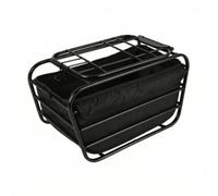 Baoblaze Panier Arrière Vélo Panier Porte-Bagages Corbeille Porte Support de Transport en Acier Enduit avec Support Supérieur 195cm et Installation, Style to 2