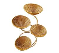 Baoblaze Panier de Rangement Rond Décoratif et Multifonctionnel pour Jouets et Outils