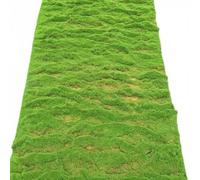 Baoblaze Panneau de Verdure Décoratif Tapis de Lichen Artificiel Feuillage Synthétique Plaque de Mousse Imitation Texture Réaliste Facile à Couper et Façonner, 1m X 2m, Mousse Ondulée