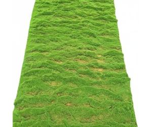 Baoblaze Panneau de Verdure Décoratif Tapis de Lichen Artificiel Feuillage Synthétique Plaque de Mousse Imitation Texture Réaliste Facile à Couper et Façonner, 1m X 2m, Mousse Ondulée