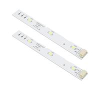 Baoblaze Panneau lumineux pour réfrigérateur, lampe pour réfrigérateur, bande lumineuse pour réfrigérateur -527wbpc, 2 Pièces