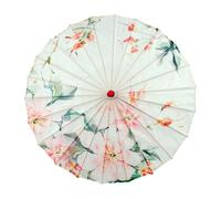 Baoblaze Parapluie Chinois en Papier huilé, Parasol Oriental Antique pour Mariage, Accessoires de fête, Style E