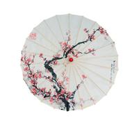 Baoblaze Parapluie Chinois Parasol Imitation Parapluie de Papier huilé pour Cadeau de Performance, Style A