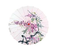 Baoblaze Parapluie Chinois Parasol Imitation Parapluie de Papier huilé pour Cadeau de Performance, Style E