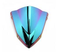 Baoblaze Pare-Brise Déflecteur Écran Bouclier Écran Avant Profilé pour Le Vent du Buste Légère Protection Frontale Supports Latéraux avec Vis, Multicolore sur Fond Noir