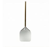 Baoblaze Pelle à Pizza Aluminium Pelle Four Spatule Pâtisserie Plaque Transfert Manche Long pour Garder la Main Loin de la Chaleur Plateau Rigide à Arrondis, 16 Pouces 190 40cm