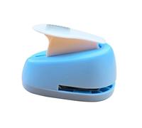 Baoblaze Perforateur à Bordure Timbre Compacte Perforatrice Motif Timbre Robuste Perforateur Manuel Poignée à n pr Scrapbooking, Bleu