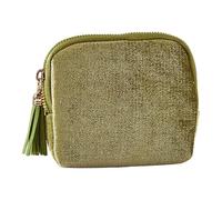 Baoblaze Petit Coffret à Bijoux de, Pochette à Bijoux à 5 Compartiments, Sac de Rangement idéal pour Les d'affaires et, Herbe Verte