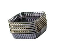 Baoblaze Petite Assiette Vaisselle Fruit Cornichon Plat Réutilisable pour La Maison, Grise