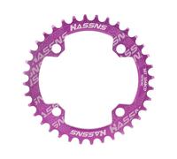 Baoblaze Pièces de Plateau de vélo, Plateau Simple Rond BCD 104 mm, pour 8/9/10/11/12 Vitesses, pour VTT, Violet