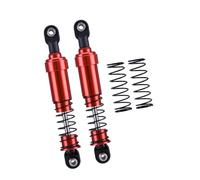 Baoblaze Pièces de rechange d'amortisseur de voiture RC 1:10, 2 pièces de rechange, assemblées, Kits de mises à niveau, ressort métallique d'amortisseur RC, Rouge