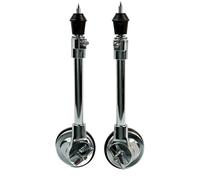 Baoblaze Pied Batterie avec Roulette pour Grosse Caisse Support Percussion Accessoire Remplacement Corps Tubulaire Cylindrique Finition Polie pour Batteur Festival Musique