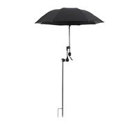 Baoblaze Pince Universelle pour Parasol de Jardin, Diamètre 95 Cm, Protection Solaire, Noir